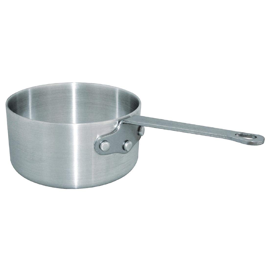 Vogue Aluminium Saucepan 18cm, 2.4Ltr - Sauce Pan for Cooking Soup, Stew, Noodles, Currys K724