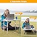 REDCAMP Aluminum Folding Table 2/3/4/6 Foot, Adjustable Height Portable Camping Table, Sturdy Lightweight 24″/36″/48″/72″ Camp Table (Renewed)thumb 1