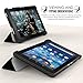 MoKo Case for Fire 2015 7 inch - Ultra Lightweight Slim-Shell Stand Cover for Amazon Fire Tablet (7 inch Display - Previous 5th Generation, 2015 Release Only), Black