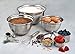 Estilo 12 Piece Stainless Steel Metal Mixing Bowl, Includes Dry Measuring Cups, Measuring Spoons And Barrel Whisk - Cup Measuring Kitchen Set | Great for Baking and Cooking