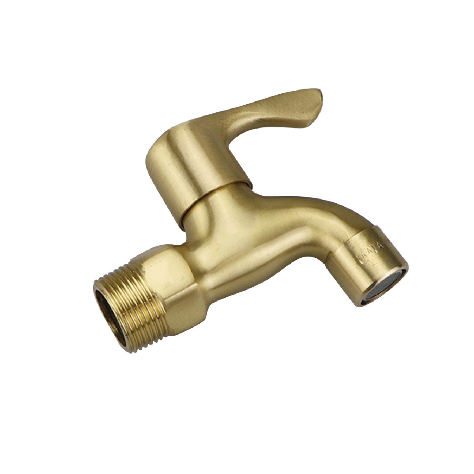 3/4" Brass Hose End Tap, Outdoor Garden Tap Kit, Brass Water Tap Allotment Tap Wall Mounted Faucet Washing Machine Tap for Outdoor/Indoor Use