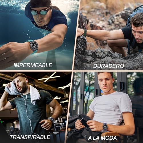 NotoCity Garmin Fenix 5/6/6 pro/7, 22mm Silicone Strap for Garmin Fenix 5 Plus/8 47mm/7 Pro, Instinct/2, Forerunner 935/945, Epix 2, Descent G1, Approach S60, Quatix 5(4 Pack)