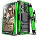 Evocel Generation Series Phone Case Compatible with LG K8V (VS500) with HD Screen Protector and Belt Clip Holster, Green