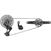 Sram GX Eagle T-Type AXS Dub Groupset 170x32 Dub Dark Polar | SRAM GX T-Type Eagle AXS Groupset 12-Speed, DUB, Dark Polar