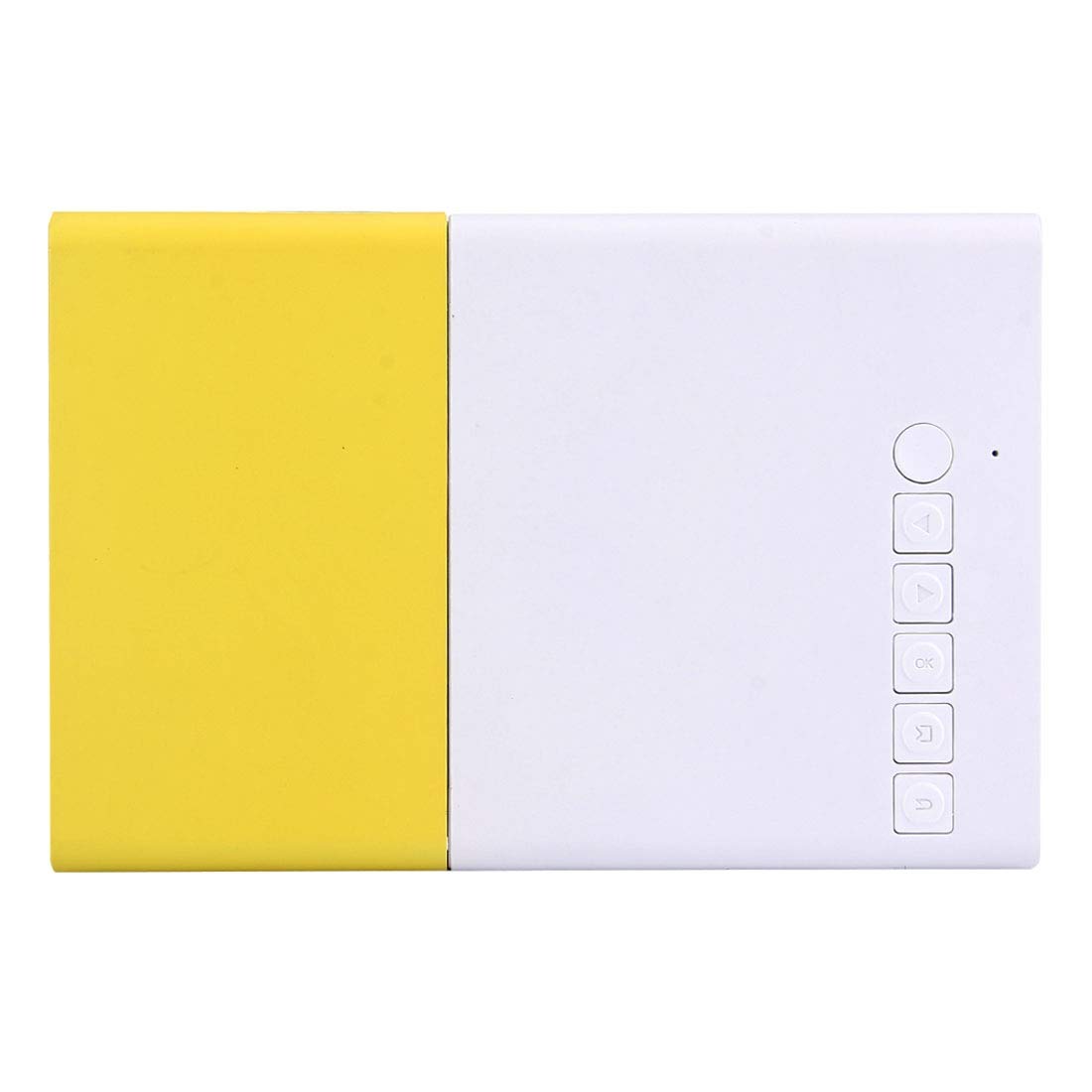 KINGONE Ruijuxin EU Plug, Sizing: 12.6 x 8.6 x 4.6 cm, 0.8-2M 24-60 inches 400-600 Lumens LED Projec