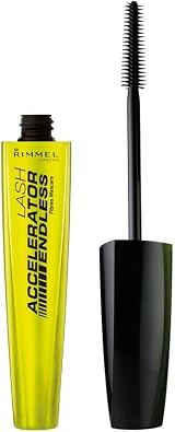Rimmel Lash Accelerator Mascara Black Instantly and Over Time Visible Length view 2