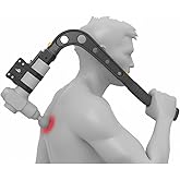 Brazyn (Talon Universal 2.0 Massage Gun Holder + Massage Cane. Extension Arm with Mount for Your Percussion Massager. Includes Hook Attachment for deep Tissue Back Massage. Works with Most Guns.