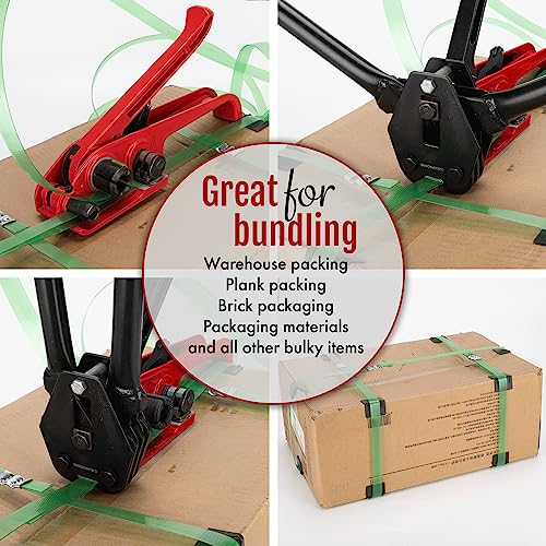 Poly Strapping Tensioner & Cutter Manual Banding Tools Windlass For 1/2