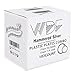 WDF 100pcs Silver Plastic Plates - White with Hammered Design Disposable silver Plastic Plates,Christmas Plate Include 50 Dinner Plate 10.25inch,50 Salad/Dessert Plate 7.5inch