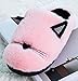 Anddyam Kids Family Cute Cat Household Anti-Slip Indoor Home Slippers for Girls and Boys (1.5-3 Little Kid, Pink, 1.5)