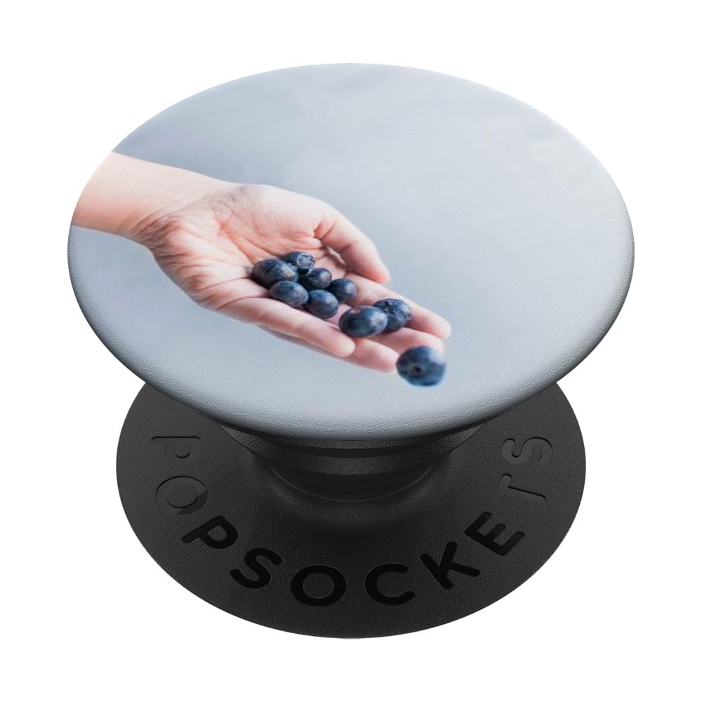 Blueberry Fruit Blueberries PopSockets Swappable PopGrip