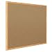 Mead Corkboard, Framed Bulletin Board, 3 x 2 feet, Cork Board, Oak Finish Frame (85366) primary