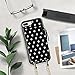 ZVE Case for Apple iPhone 8 Plus and iPhone 7 Plus, 5.5 inch, Wallet Case with Crossbody Chain Credit Card Holder Slot Zipper Purse Case for Apple iPhone 7 Plus and 8 Plus 5.5 inch - Polka Dots