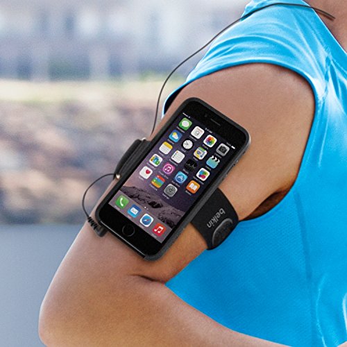 Belkin Sport-Fit Armband for iPhone 6S (Black/Overcast) in