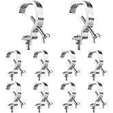 Truss C Clamp 1.18-2 Inch, 10 Pack Olaalite Stage Lights Truss Clamps, Fit for 30-50mm OD tube, Load Capacity 55LB Stage Lighting C Clamp for DJ Lighting Par Lights Spot Lights