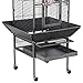 Topeakmart 61-inch Wrought Iron Selection Play Top Large Parrot Bird Cage, Blackthumb 4