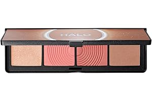 Smashbox Halo Sculpt + Glow Face Palette | Vitamin E, Long Lasting, Contour + Highlighter, 0.55 oz.