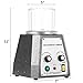 BestEquip 4 Speed Control 2000RPM Jewelry Tumbler Intricate Details, 100mm Magnetic Polisher