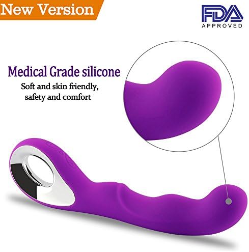 Woman Handheld Personal Body Massager Powerful Vibration Cordless Rechargeable for Back Neck Shoulder Body Massage Sports Recovery Valentine's Day Gift - Includes Privacy Travel Pouch