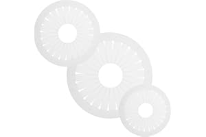 BESTYASH Ribbon Rosette Template 3Pcs Craft Ruler Set for Boutonniere and Award Ribbon Crafting