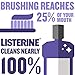 Listerine Total Care Whitening Mouthwash, 6 Benefit Fluoride Anticavity Mouthwash for Stain Removal and Bad Breath, Fresh Mint Flavor, 32 fl. Oz (Pack of 6)