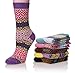 ProEtrade Women Wool Thick Winter Socks 5 Pairs Warm Crew Socks (Snowflake) Snowflake Free