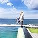 Jeasona (TM) Womens Loose Kimono Maxi Cardigan Beach Dress Bikini Cover Up White and Blue One Size