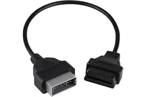 Goliton 14 Pin to 16 Pin OBD2 Connector Diagnostic Adapter Cable Compatible for Nissan 14Pin