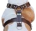Brown Genuine Leather Dog Harness Large. 30