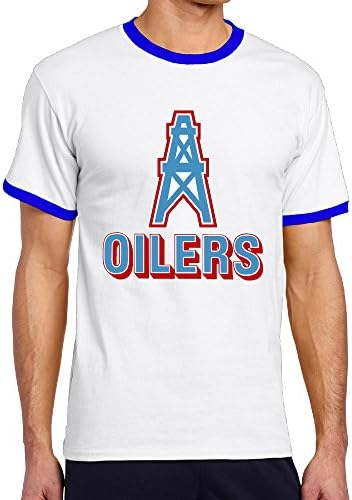 Mens Houston Oilers Logo Sporty Mix Colors Teeshirt