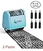 Azumic Identity Theft Protection Roller Stamp 6 Pack Refills - Confidential Address Blocker Anti Theft Prevention Stamps (2 Packs)