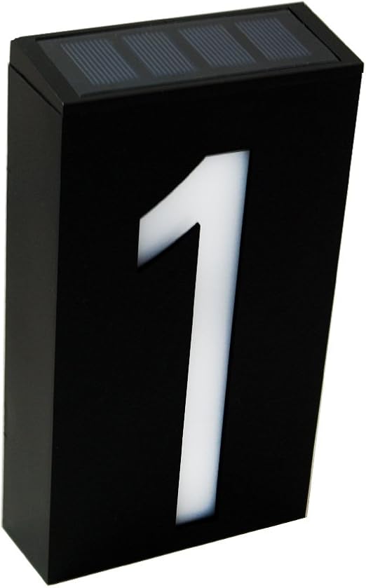 solar led number plate light