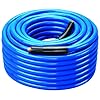 Amflo-554-100A-Blue-300-PSI-Premium-PVC-Air-Hose-38-x-100-With-14-MNPT-End-Fittings-And-Bend-Restrictors