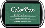 ColorBox Classic Pigment Ink Pad, Full Size, Green