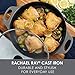 Rachael Ray Qt Cast Iron Braiser, 3.5 Quart, Gray Shimmer