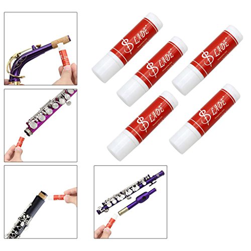 image for Baosity 10pcs Saxophone Sax Reeds+5 Tubes Cork Grease for Alto Sax Cla