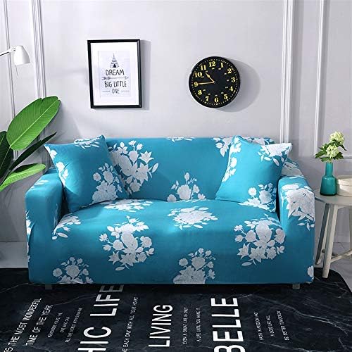 ONCEFIRST 1 Piece Polyester Spandex Fabric Slipcover for Armchair Loveseat Sofa Couch Style 1 Big Sofa(92"-122")