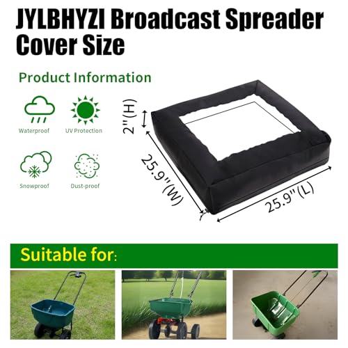 Broadcast Spreader Cover with Durable PVC Clear Window,420D Waterproof Fertilizer Spereader Cover photo 9