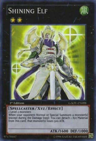 Yu-Gi-Oh! - Shining Elf (GAOV-EN098) - Galactic Overlord - Unlimited Edition - Super Rare