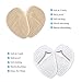 Yosoo Ball of Foot Cushions, 2 Pairs Anti-Slip Shoe Pads Inserts Gel Forefoot Insoles for Women High Heels Sandals Pumps, Relieve Metatarsal Foot Pain (Skin+Clear)