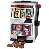 Elvis Presley Vegas Style Slot Machine Coin Bank - Fun Desktop Money Saver