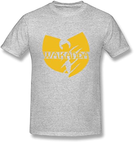 Niamh Willis Men Black Panther X Wu Tang Wakanda Slash Cool Hiking Ash T Shirts 4XL Short Sleeve
