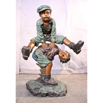 Amazon.com : Artistic Solutions Two Children Playing Leap ...