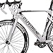 Eurobike Aluminium Road Bike Frame 700C Wheels Commuter Cycling Bicycle 14 Speed Whitethumb 2