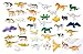 GET-TRADE Animals Figures | Total 68 Pieces | Mini Jungle Animals Toys Set | Realistic Wild Vinyl Plastic Animal | Learning Party Favors Toys for Kids