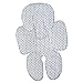 Carter's Infant Head Support and Cuddler for Carseats & Strollers Diamond Trellis, Grey/White