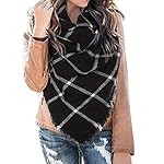 Women's Plaid Blanket Scarf Oversized Winter Scarfs Tartan Lightweight Warm Soft Cape Shawl Wrap Women's Plaid Blanket Scarf Oversized Winter Scarfs Tartan Lightweight Warm Soft Cape Shawl Wrap