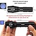 Tactical Flashlight iCoostor T6 Handheld LED Torches Flashlight Super Brightness Waterproof Taclight As Seen On Tv 5 Modes Zoomable Focus For Outdoor