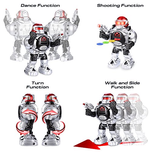 image for Abco Tech Remote Control RC Robot for Kids – Shoots, Sings, Dances, 