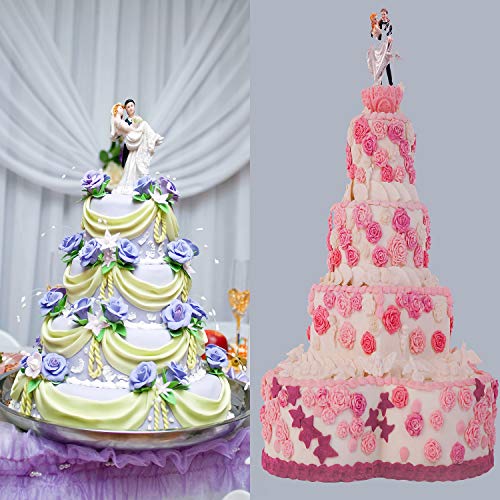 Ancefine 15 Cavity Flower Fondant Mold Silicone Rose Daisy Mold for Cake Decoration, Cupcake Topper, Polymer Clay, Soap Wax,Craft Making Projects
